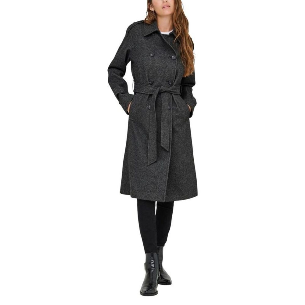 Only Gray Recycled Polyester Women's Coat